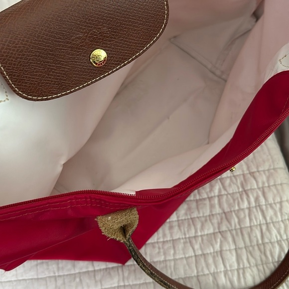 Longchamp red tote bag - Picture 5 of 7